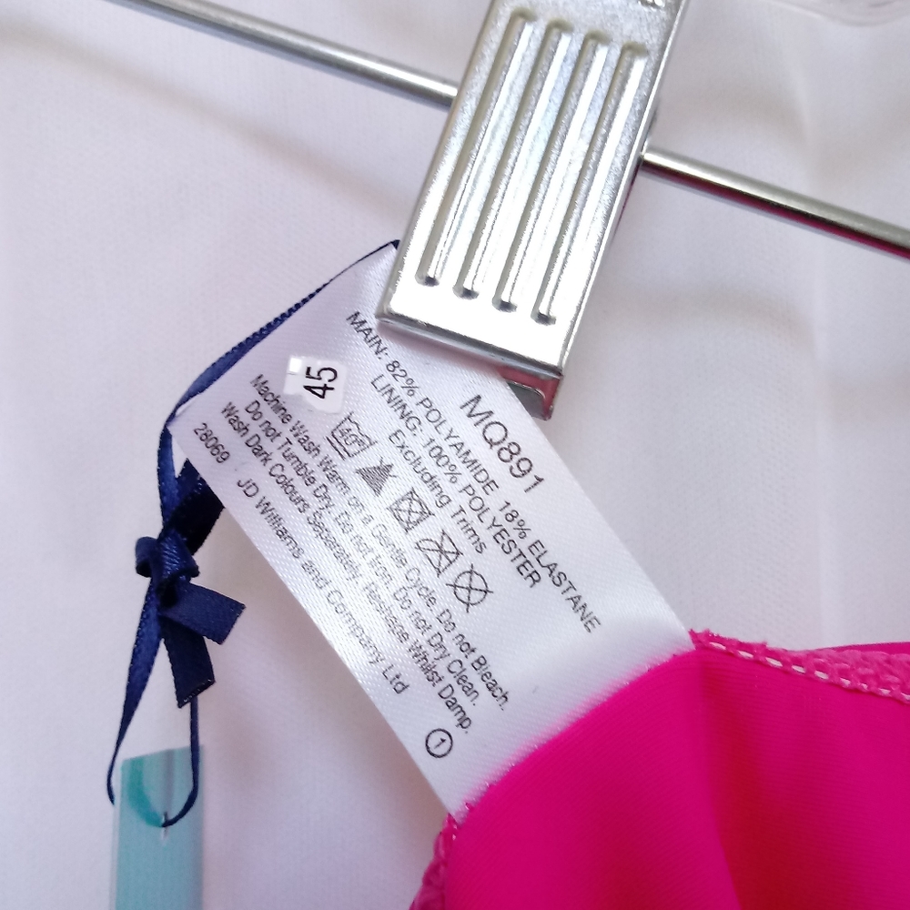 New w/Tags Simply Yours by Simply Be Hot Pink  Bikini Bottoms - Picture 6 of 6